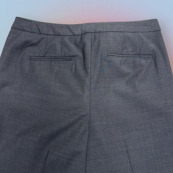 TALBOTS Women’s 12P Charcoal Gray Wool Dress Pants - Picture 3 of 5